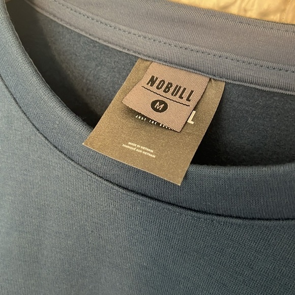 Nobull Men's CrossFit Crew Sweatshirt Blue Size Medium New With tags NWT - Picture 9 of 12